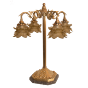 grande lampe de salon époque art nouveau 1900