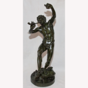 Faune Dansant En Bronze Signé Lequesne 1815-1887