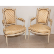 Paire De Fauteuils époque Louis XVI Estampillés H Jacob