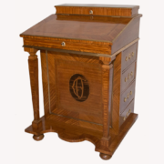 Bureau Davenport En Marqueterie époque Fin XIXe