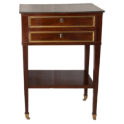 Table Chiffonnière écritoire En Acajou époque Directoire