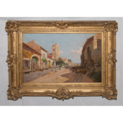 Cour de ferme Eugène Galien LALOUE (1854-1941)
