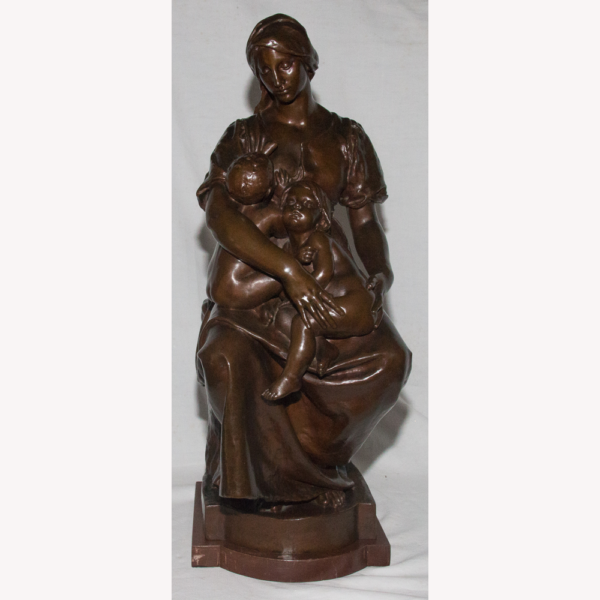 Bronze " Maternité" Signé Paul Dubois 1829-1905