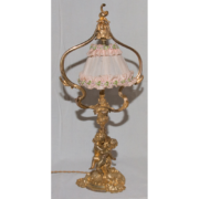 Lampe de salon en bronze doré époque Napoléon III