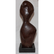 « Pudeur » Sculpture En Bronze Xavier Alvarez