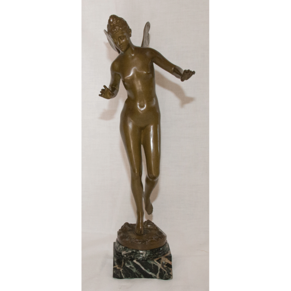 Nymphe En Bronze Signée J Garnier 1853 - 1910