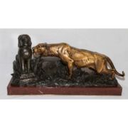 Bronze « Dans Les Ruines » Georges Gardet (1863-1939)