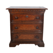 Petite commode italienne en noyer époque début XVIIIème