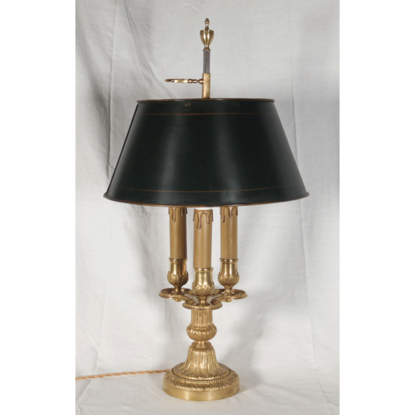 Lampe bouillotte Eugène Hazart fin du XIXème siècle.