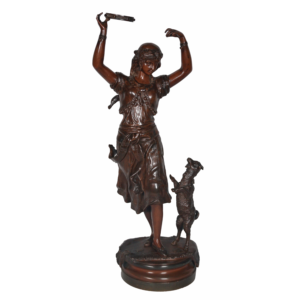 Bronze Esméralda Signé Austria Bergmann 1861-1936