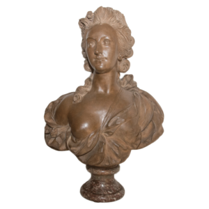 Madame du Barry d’après Caffiéri en terre cuite XIXe siècle