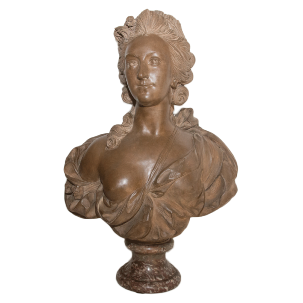 Madame du Barry d’après Caffiéri en terre cuite XIXe siècle