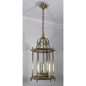 Lanterne en laiton à 3 feux début 20ème