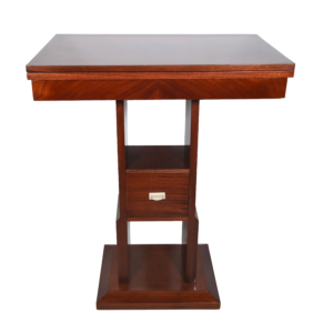 Table à jeu en acajou époque art déco