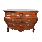 Commode Tombeau Bordelaise En Merisier époque XVIIIe siècle