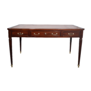Bureau plat double face Époque Louis XVI
