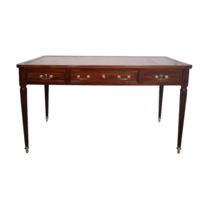 Bureau plat double face Époque Louis XVI